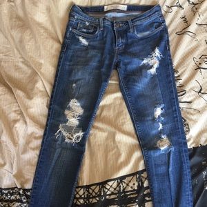 Abercrombie & Fitch distressed jeans